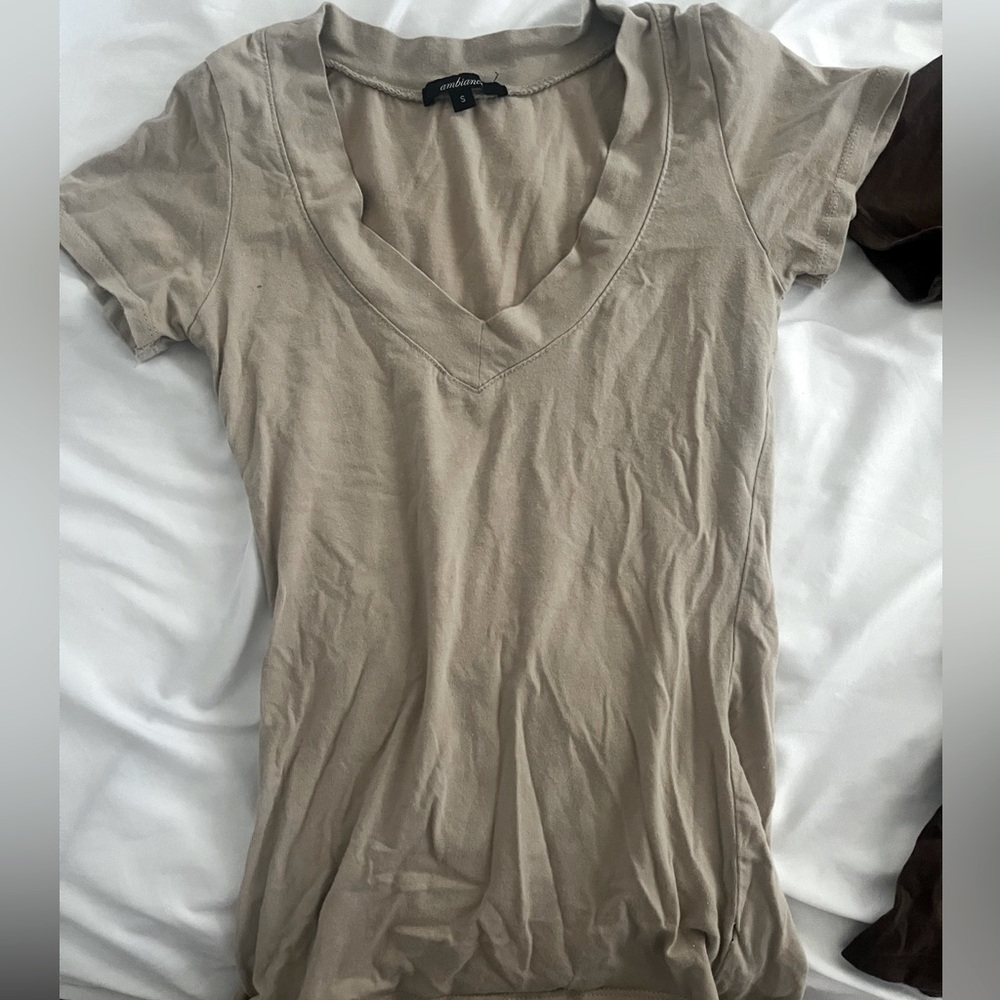 3 pack v neck slim shirts